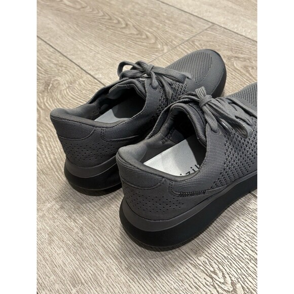 Kizik Lima Mens 5 Hands Free Slip On Graphite Grey Black Sneakers Shoes - Picture 4 of 8